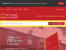 Tablet Screenshot of mccartneyandcrawford.com